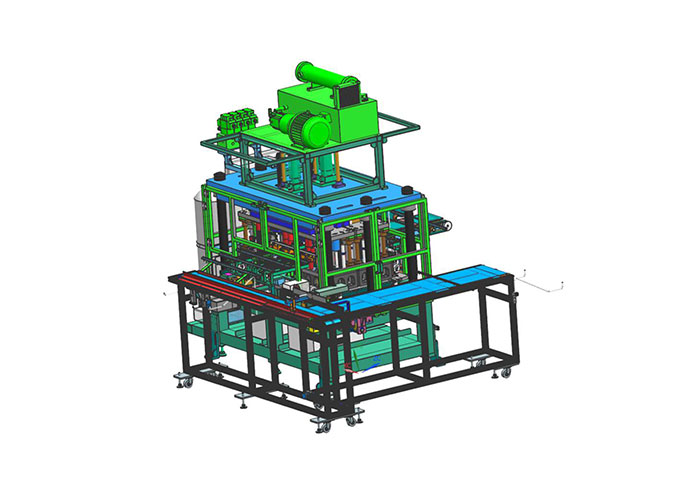 Ligne de production de poinçonnage d'automatisation de coupe-froid intérieur moule d'injection de verres